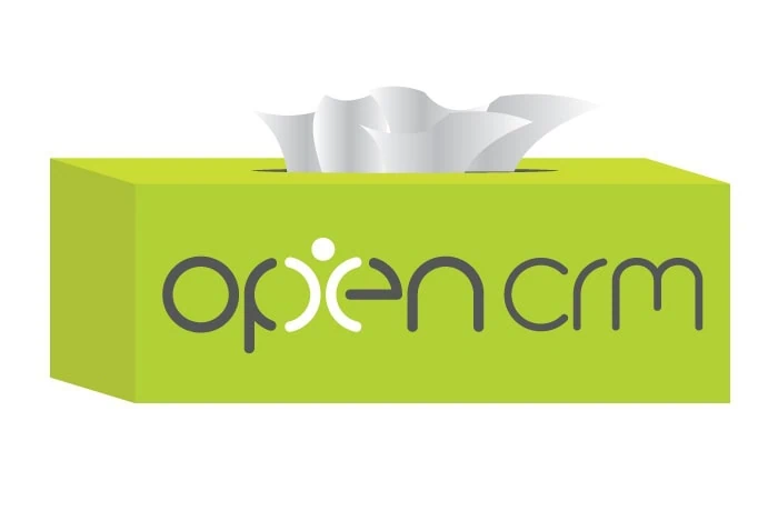 OpenCRM box of tissues