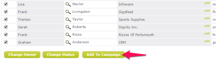Then Click to Add to Campaign